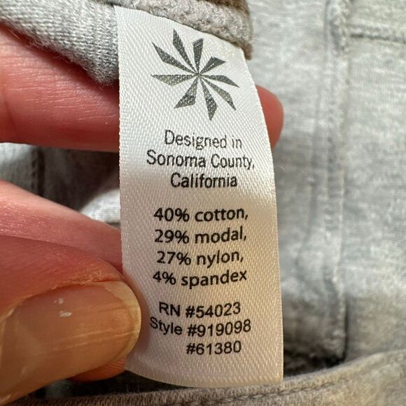 Athleta Pants Womens 12 Gray Rockwell Jogger leggings Zippered Pockets Accents - Picture 8 of 10